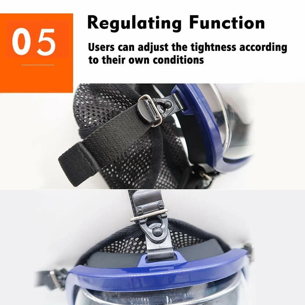 Full Face Respirator 15 in 1 Gas Mask For Spraying Painting Chemicals Safety