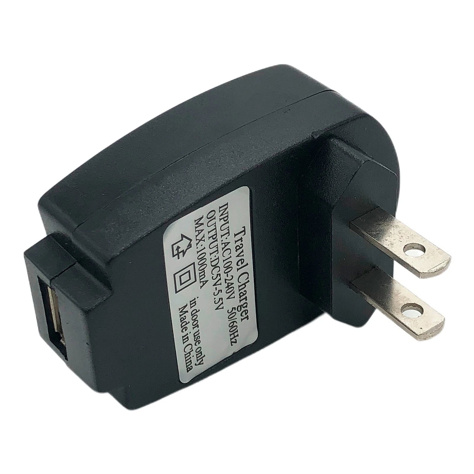 NEW AC/DC Travel Adapter Charger USB 5V-5.5V 1000mA - Wall Mount Adaptor