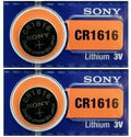 U.S. SELLER - 2pcs SONY CR1616 3v Lithium Battery NEW SHIP FROM USA