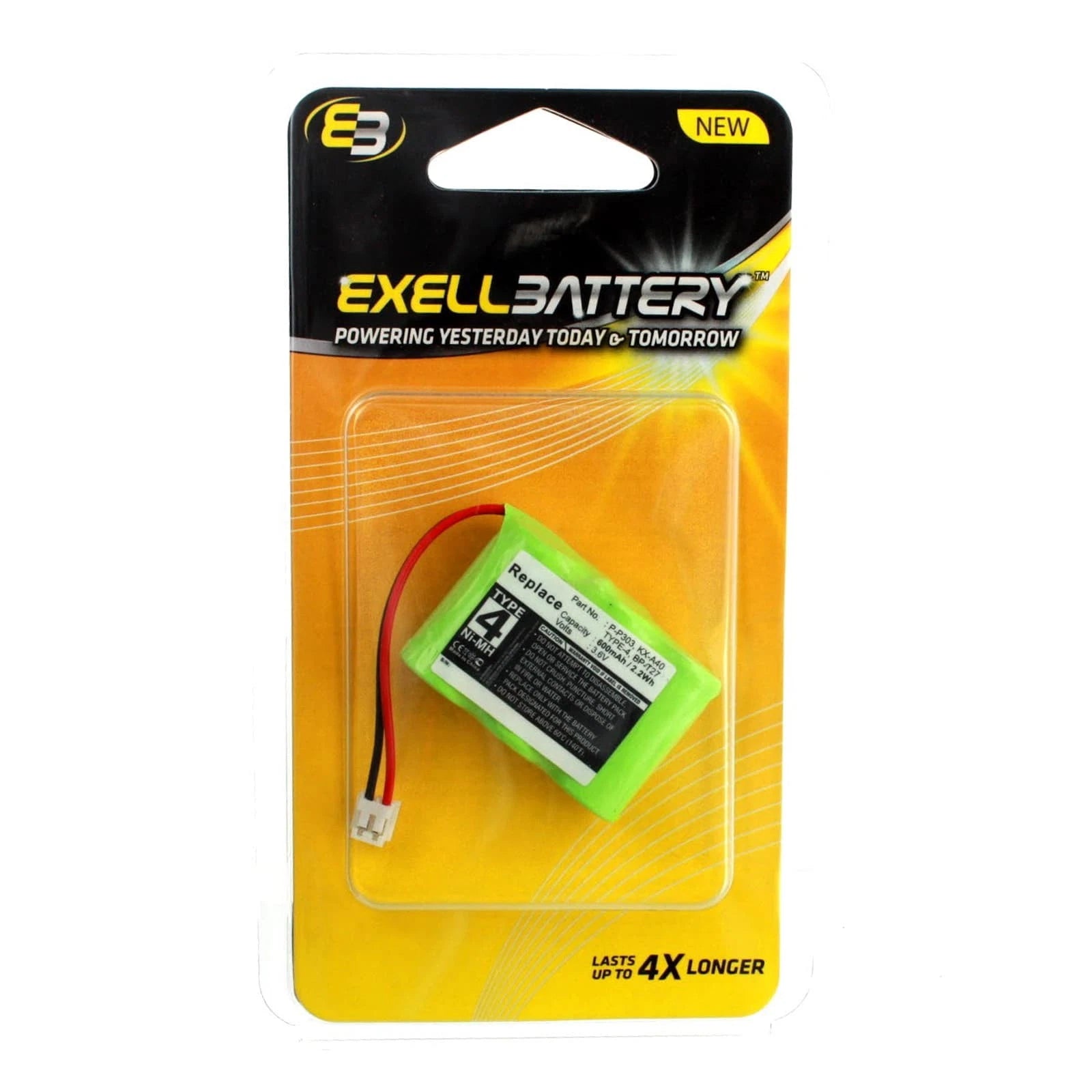 Cordless Phone Battery EBCP-312 Compatible With P-P303 P-P303PA/1B