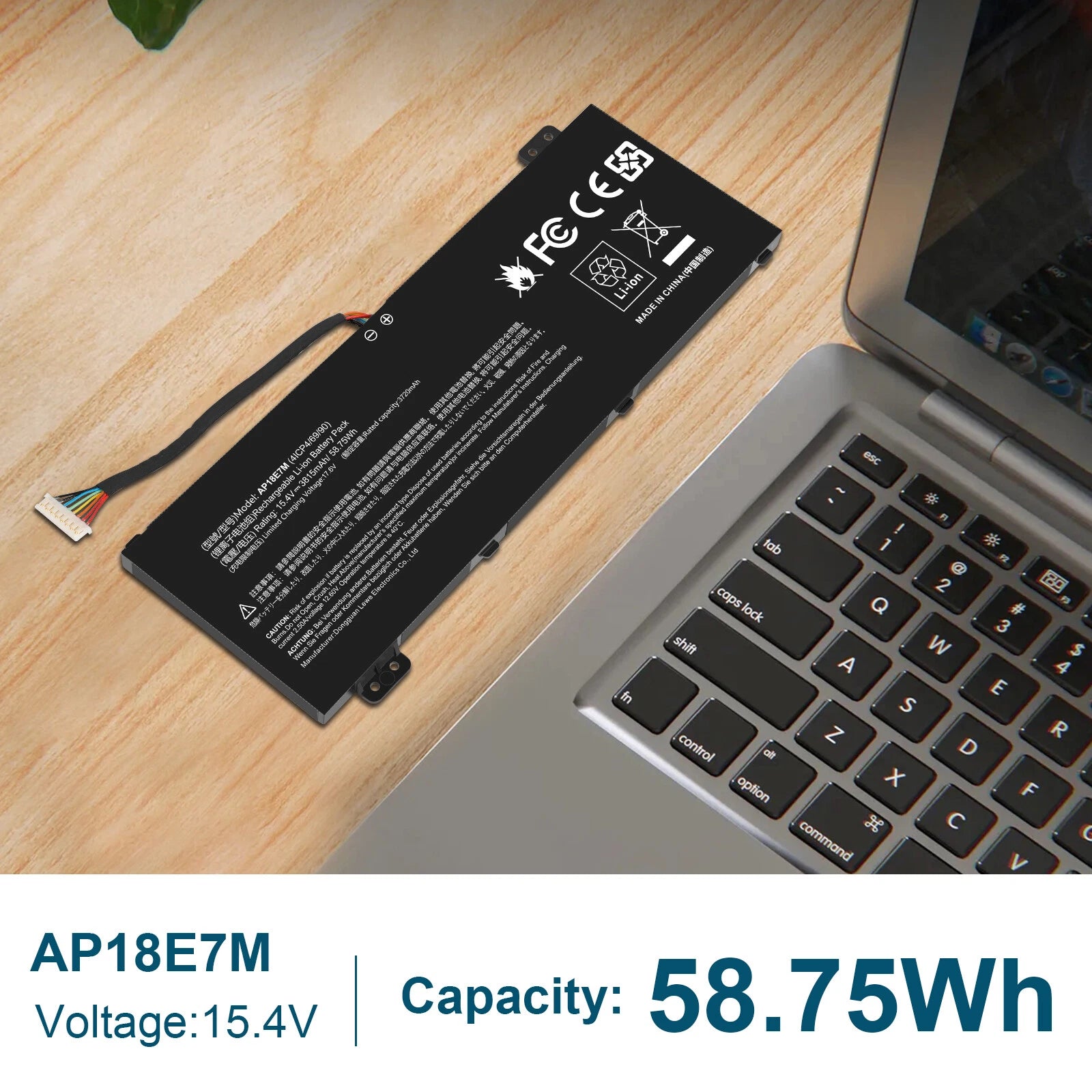 Battery For Acer Predator Triton 300 PT315-52 PT315-53 Laptop Battery AP18E7M