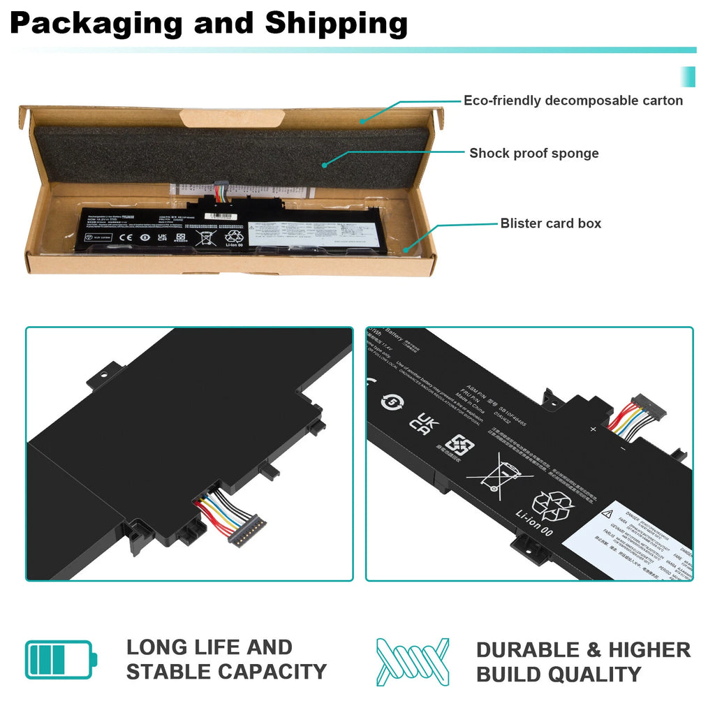 LOT 00HW027 Battery For Lenovo ThinkPad Yoga 370 X380 12 X260 01AV432 SB10K97589