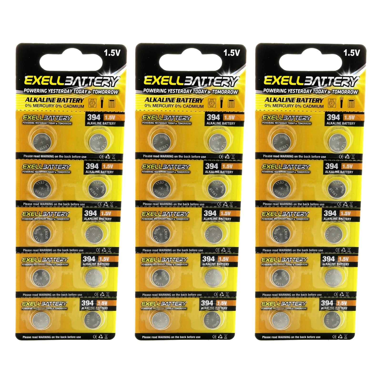 3x 10pk EB-L936 Alkaline 1.5V Watch Battery Compatible With V394 SR45 LR936 AG9