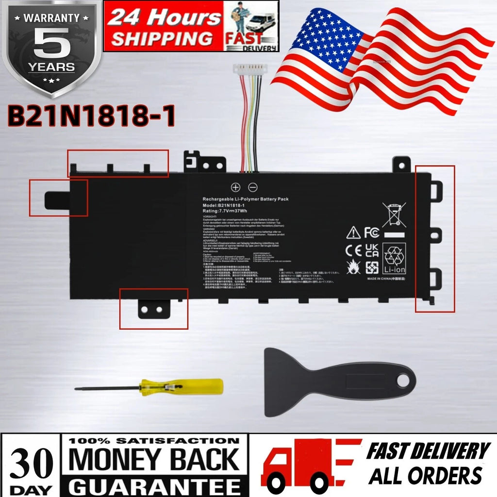 C21N1818-1 Battery For ASUS VivoBook 15 F512FA F512DA F512JA X512DA X512JA F512F