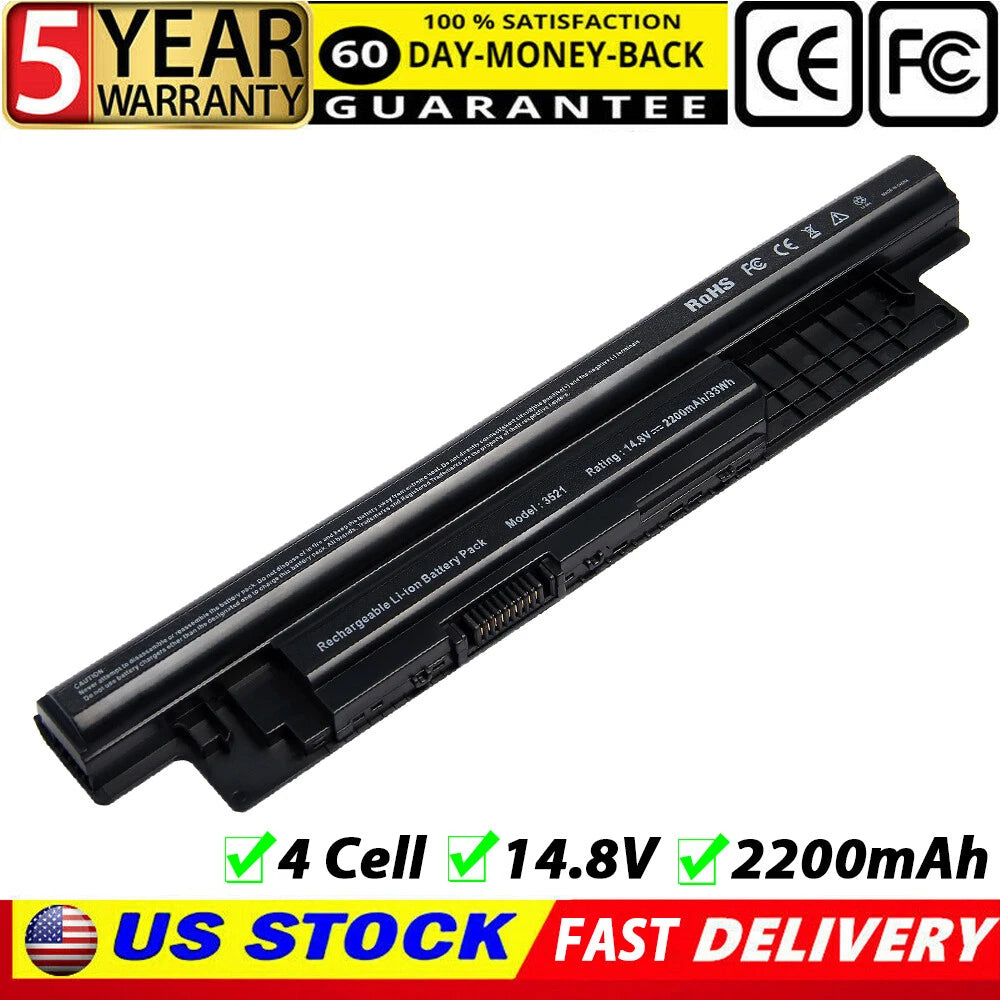 Battery For Dell Inspiron 14-3421 15-3521 17-3721 Latitude 15 3000 E3440 3540 US