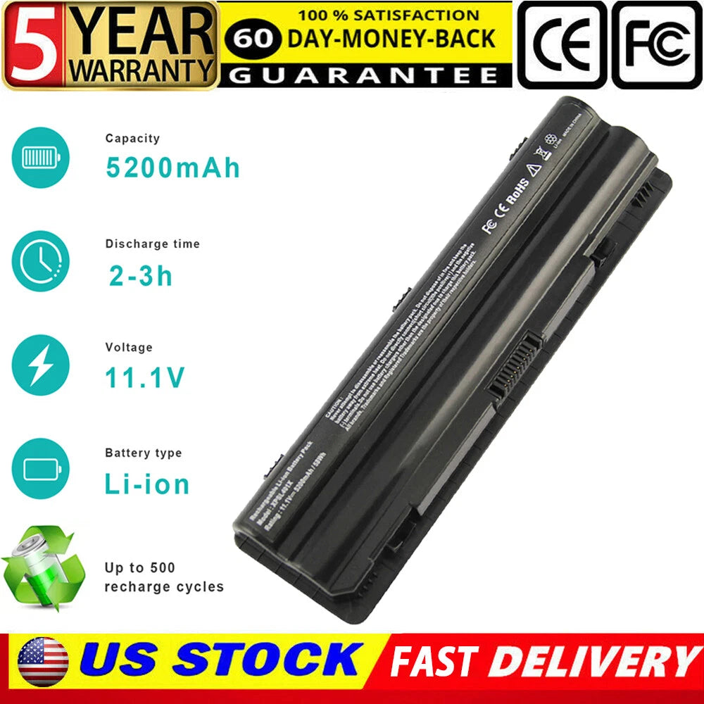 Battery For Dell XPS 14 L401X 15 L501X XPS L502X P12G P12G001 P11F P11F001 R4CN5
