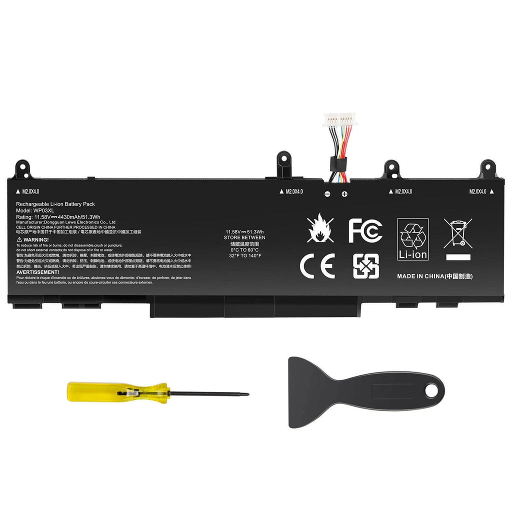 ?WP03XL TPN-DB0P 51.3Wh Battery for HP EliteBook 830 840 845 860 865 G9 G10 G11