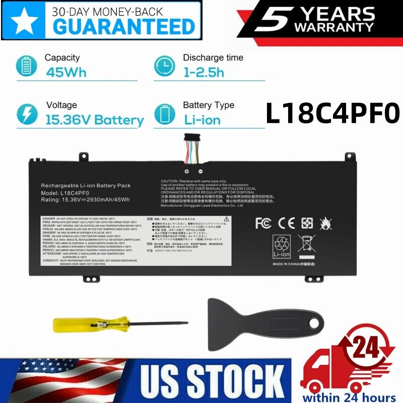 45WH L18M4PF0 L18C4PF0 Battery For Lenovo ThinkBook 13s 14s series 14s-IWL
