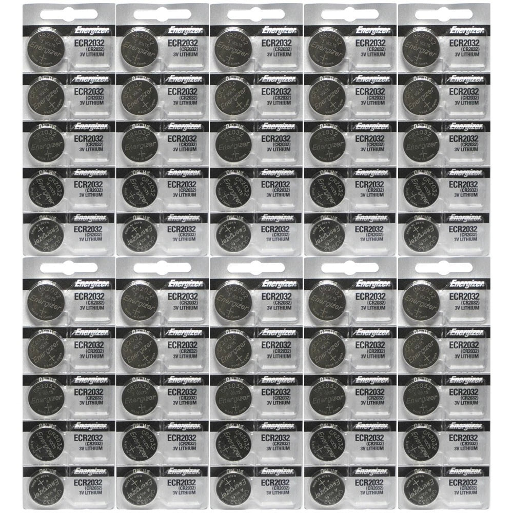 Energizer CR 2032 3V Lithium Coin Cell Batteries (50 Pack)