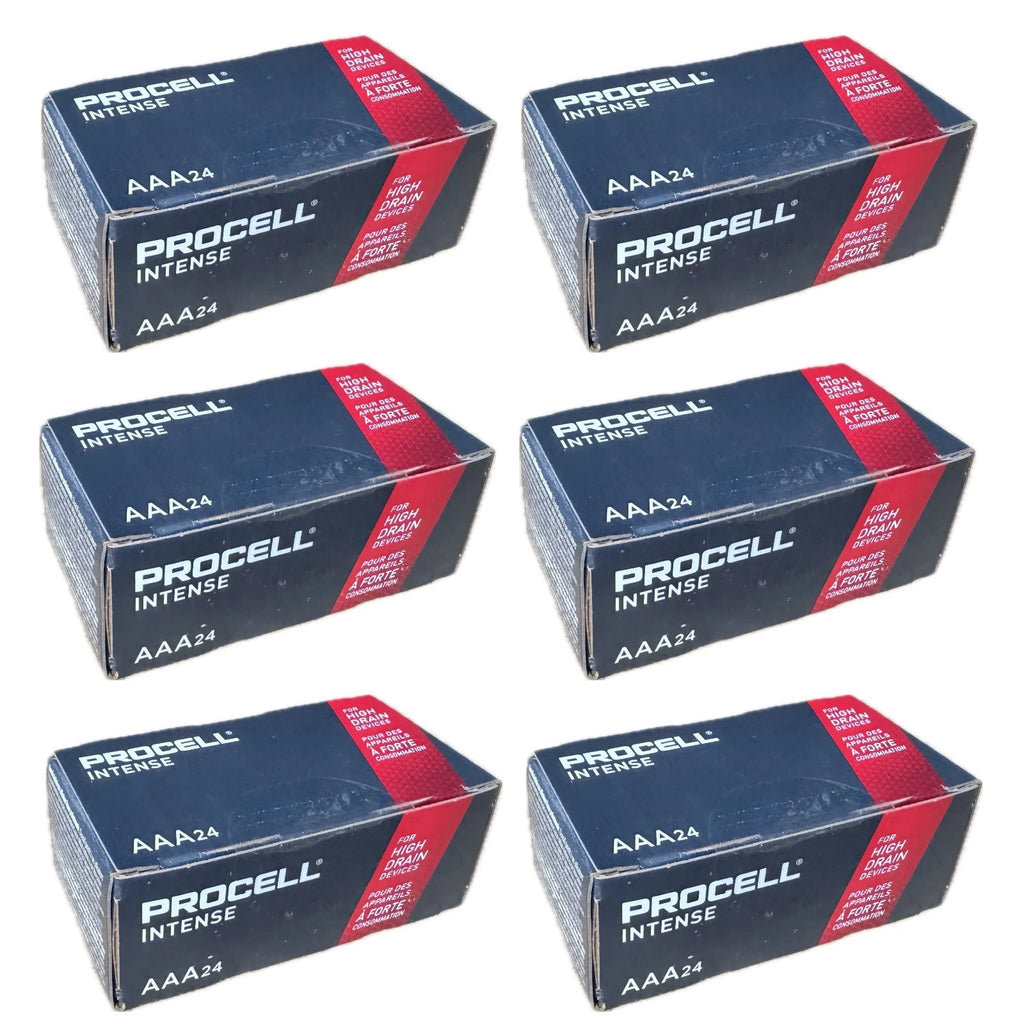 144 AAA Duracell Procell Intense Alkaline Batteries 1.5V (triple-A batteries)
