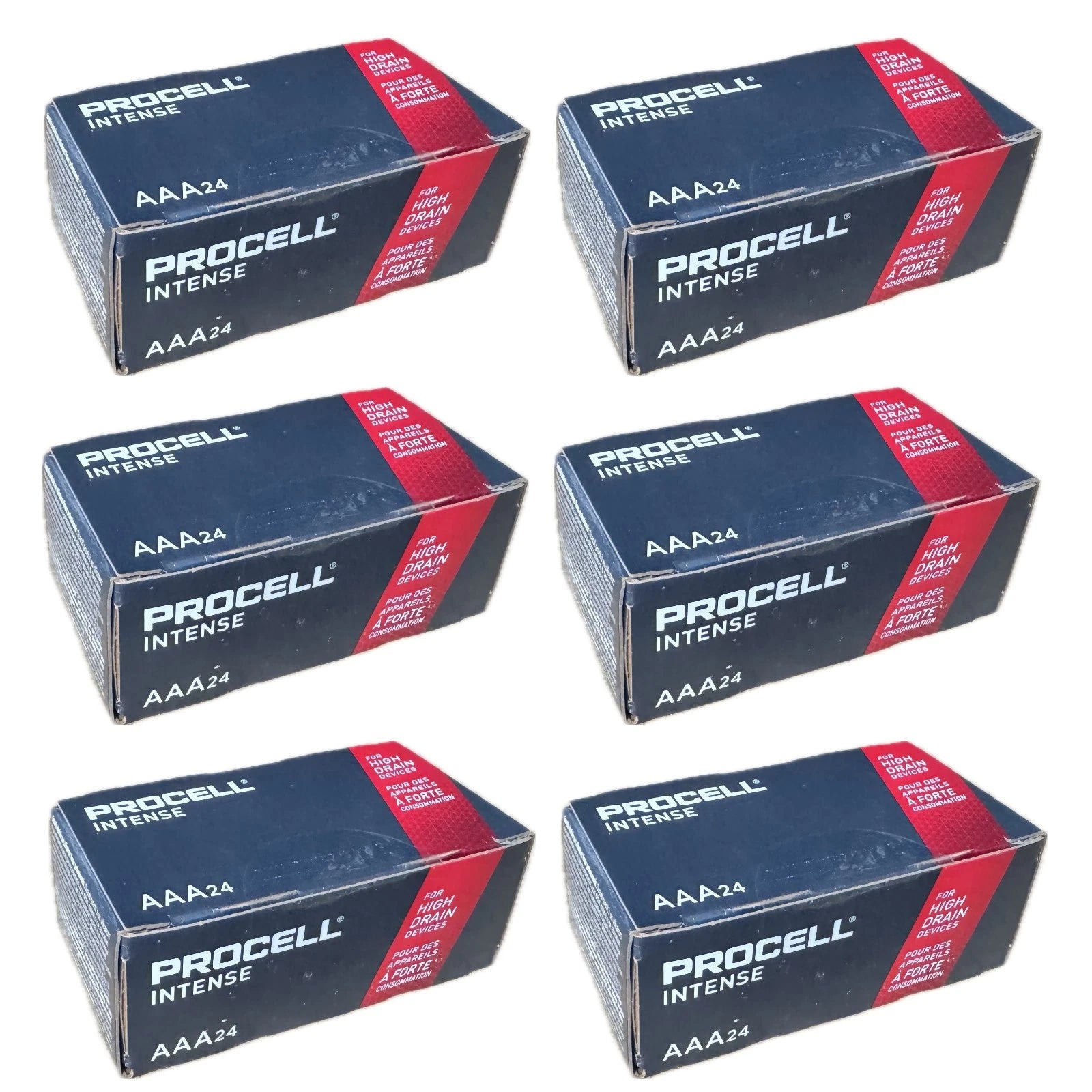 144 AAA Duracell Procell Intense Alkaline Batteries 1.5V (triple-A batteries)