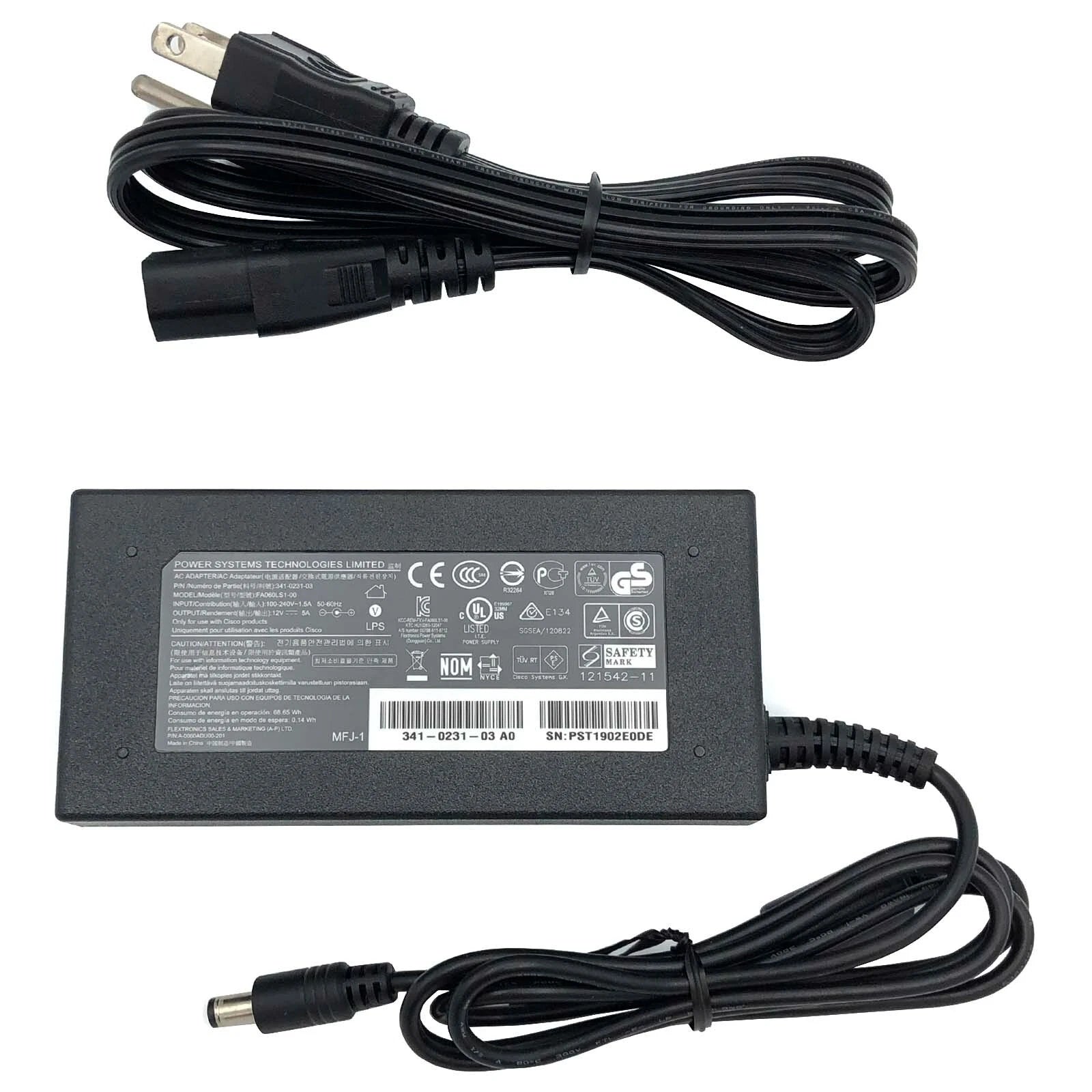 NEW Original Flextronics Adapter for Cisco-Linksys NAS200 Network Storage System