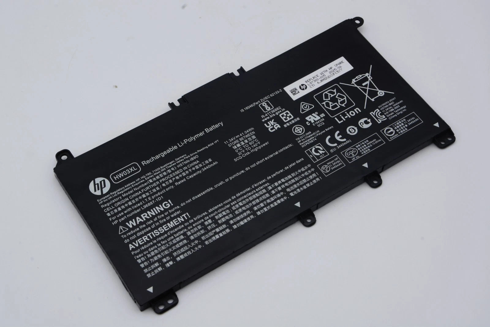 Genuine HW03XL Battery For HP Pavilion 15t-eg000 15-eg0053cl 15-eh0050wm 17-cn