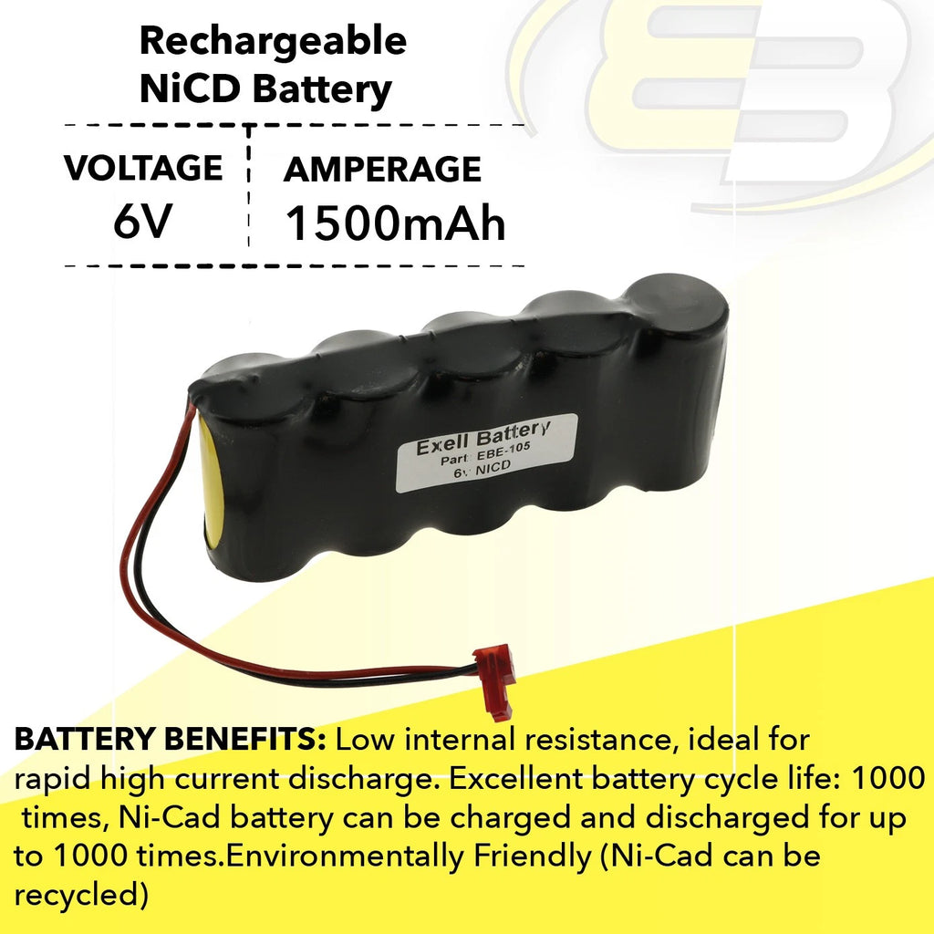 Exit Light Battery for Powersonic 026139 A1314610 Sure-Lites 026-139