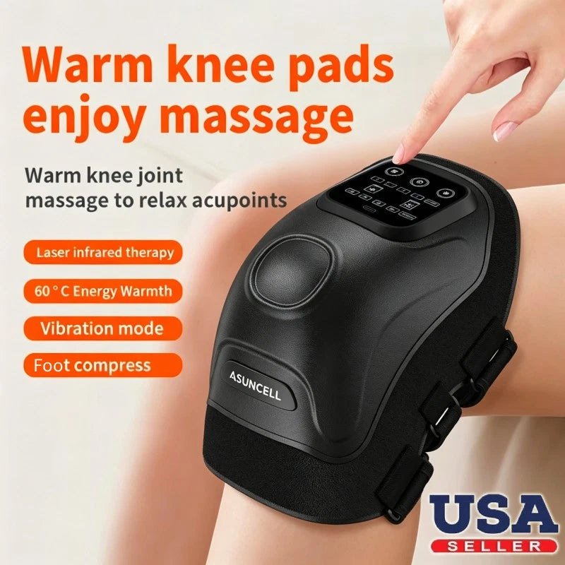 Knee Massager Knee Joint Muscles Relaxtion Elbow Shoulder Massage Machine Gift
