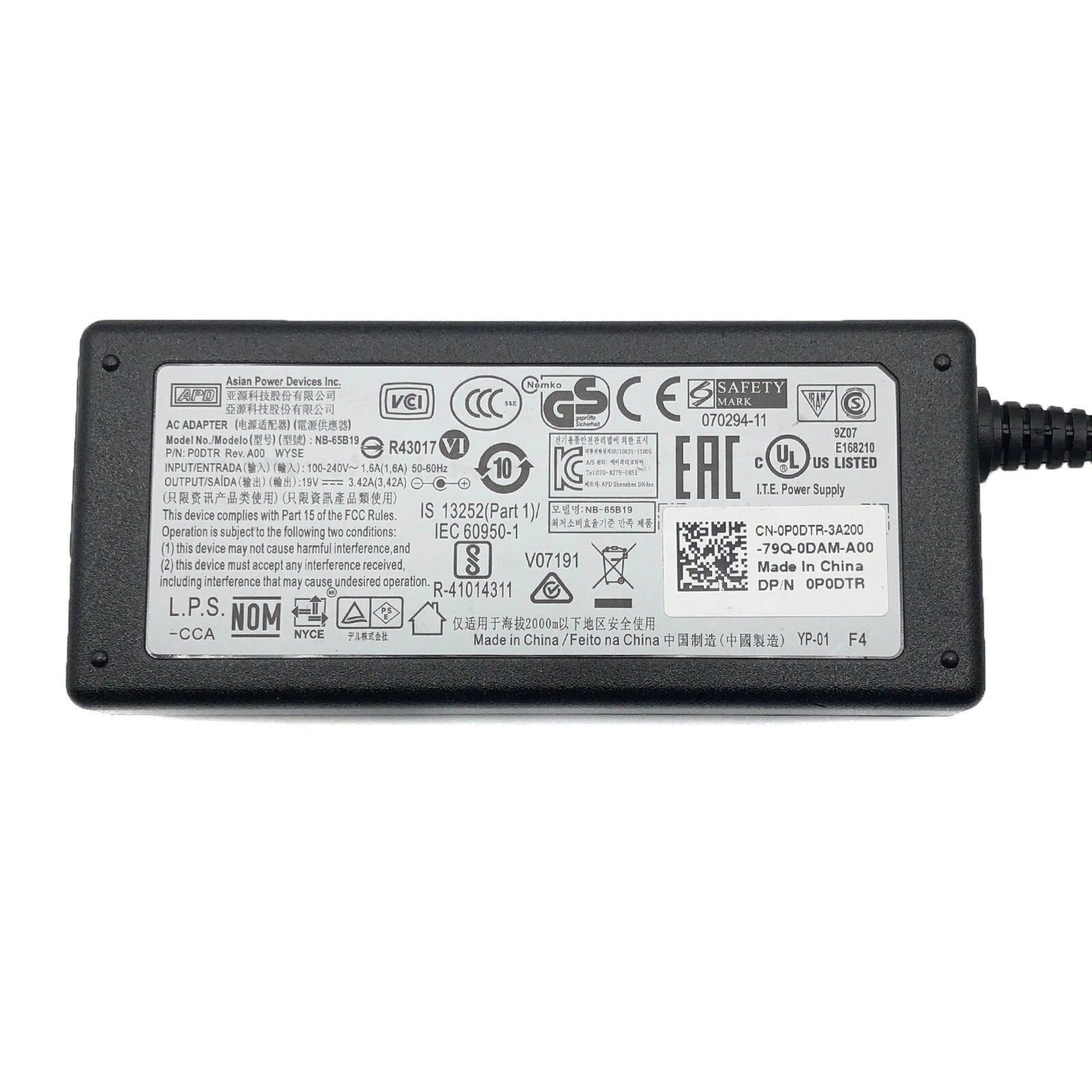 NEW Genuine 65W AC Adapter Charger for Asus WiFi 6 Router RT-AX89X