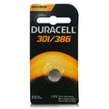 Button Coin Cell Batteries Duracell 301 386 x 8