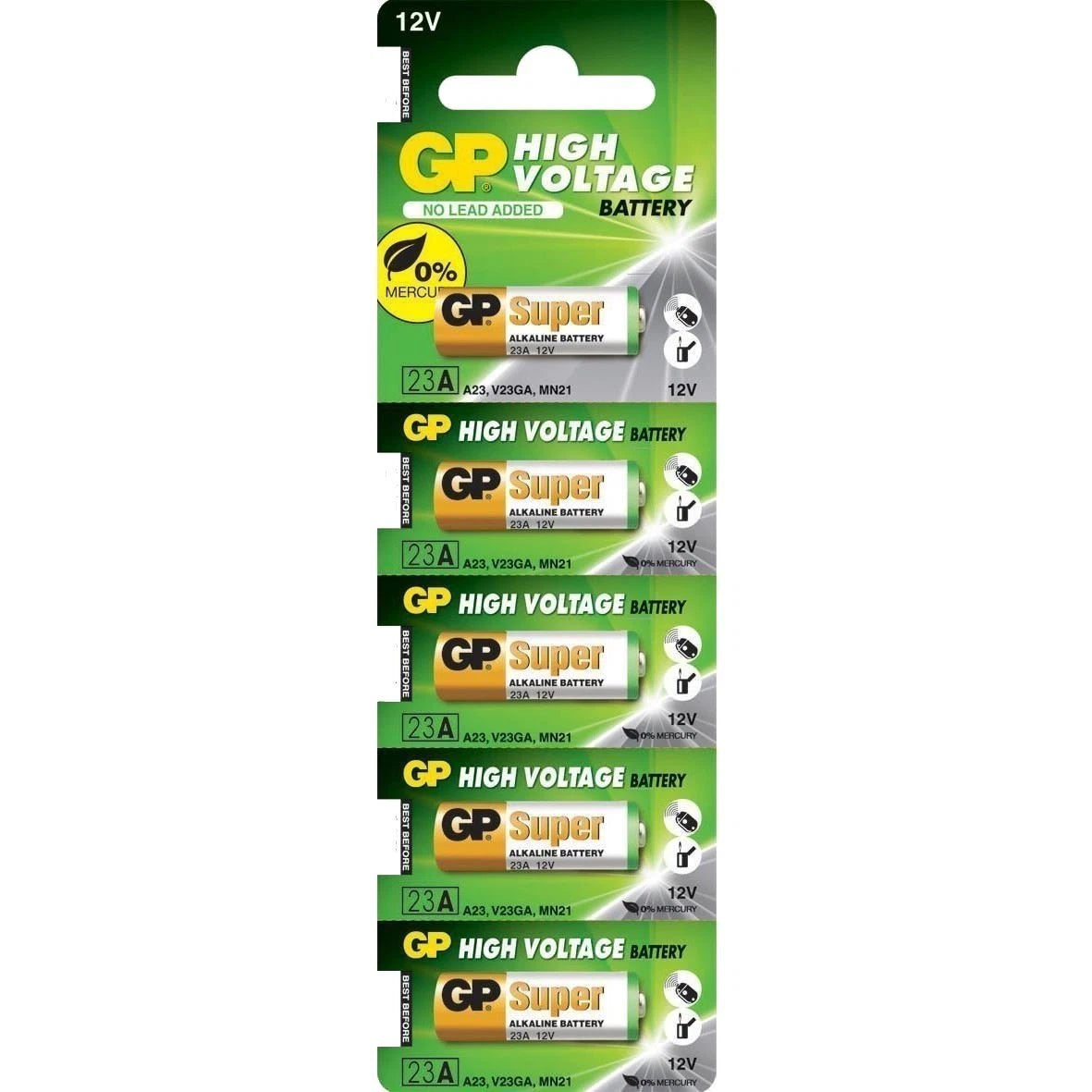 20 X GP23A 12V Remote Alkaline Batteries GP 23AE 21/23 A23 23A 23GA MN21 EXP2021