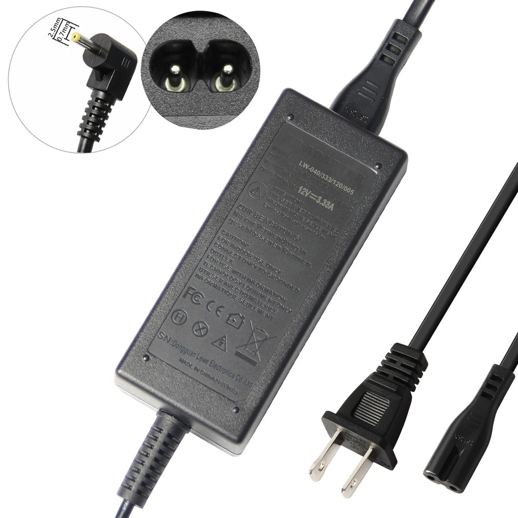 12V 3.33A Power Adapter Charger for Samsung 11.6" Chromebook Xe500c13 AA-PA3N40W