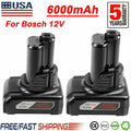2X 6000mAh Li-ion Battery For Bosch BAT411 BAT420 BAT412A BAT411A Cordless Power