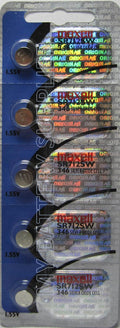 5 Maxell SR712SW Batteries