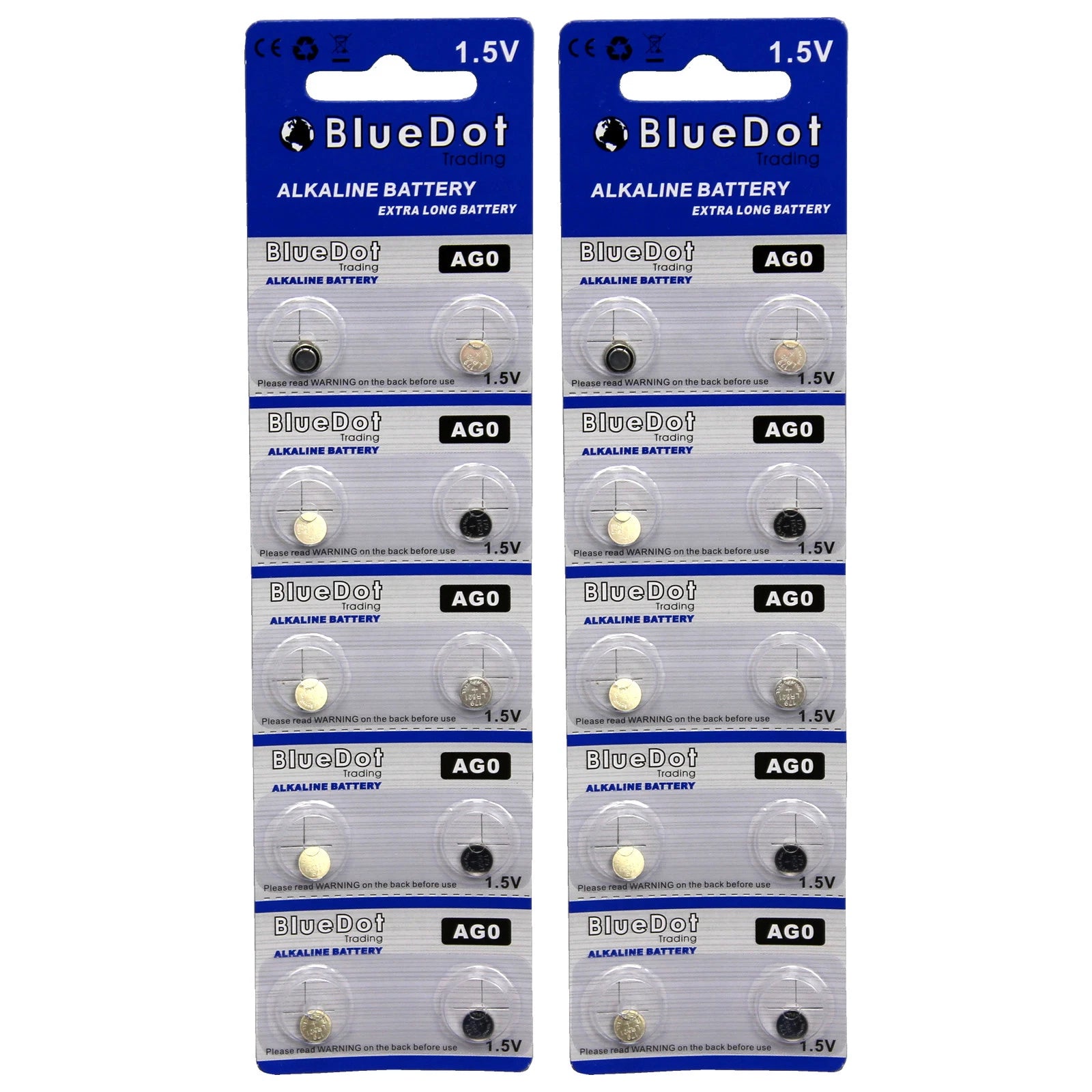 20 PCS AG0 SG0 LR521 LR63 Alkaline Button Cell Battery AGO clock Laser Pointers