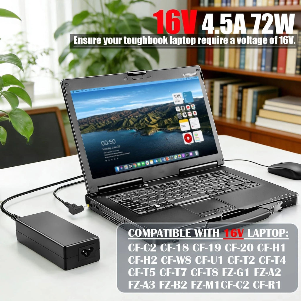 16V Charger Compatible with Panasonic-Toughbook CF-20 CF-18 FZ-G1 FZ-A2 FZ-A3