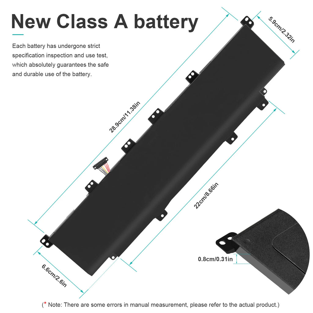 C31-X402 Battery for Asus VivoBook S300 S300C S300CA S300E S400 S400C S400E