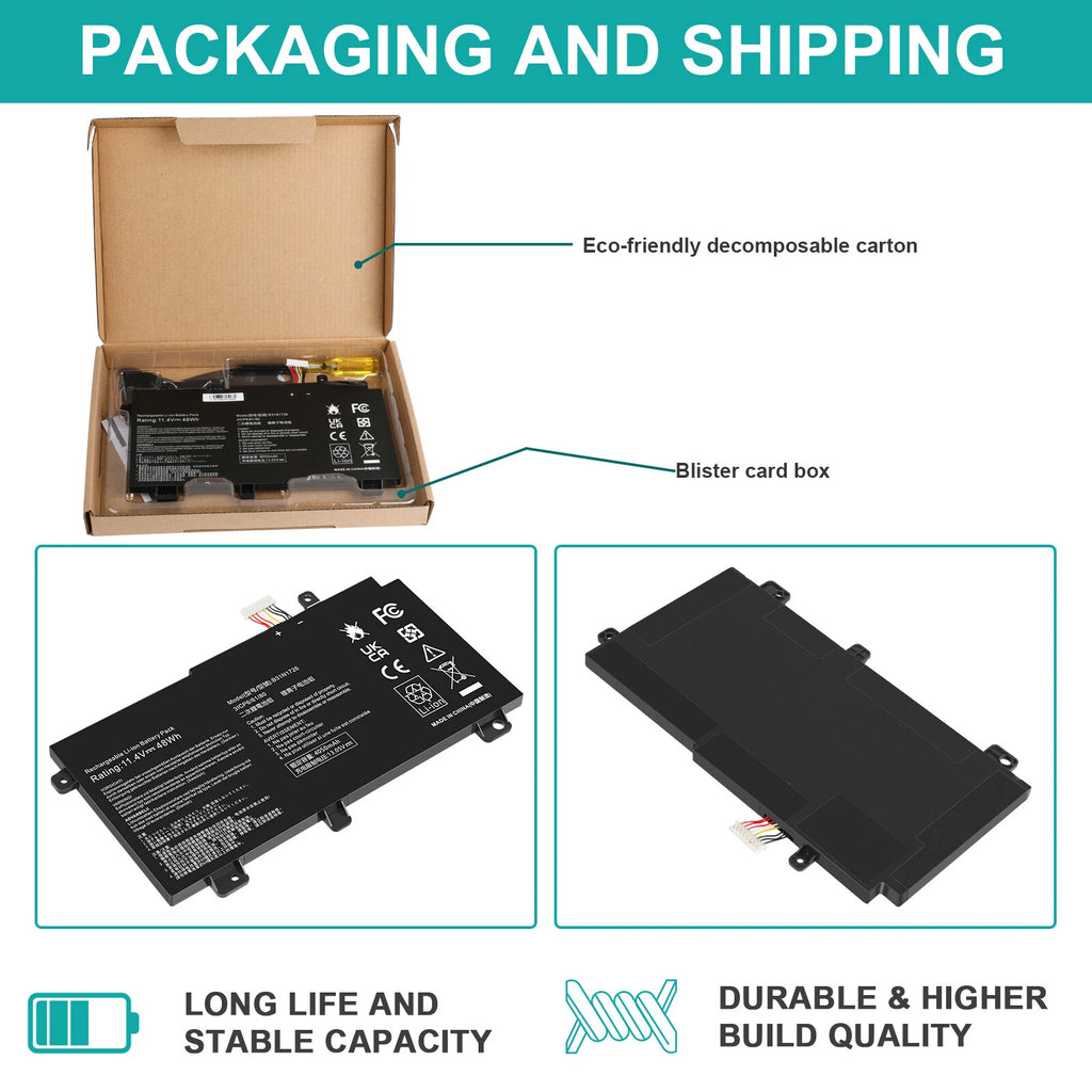 B31N1726 Battery for ASUS FX504 FX505 FX80 FX80GD FX86 FX86FM FX505DY FX505GE