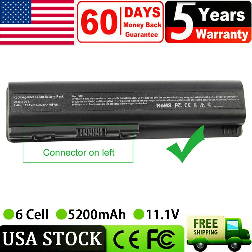 2025 NEW Battery 484170-001 for HP Pavilion G60 G61 G70 G71 CQ40 CQ45 CQ60 CQ70