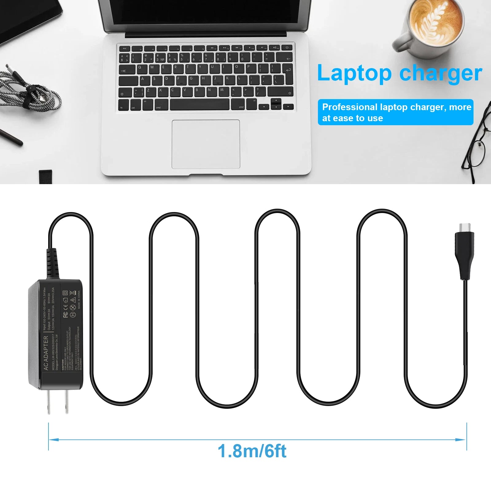 925740-002 65W USB Type-C Adapter Charger for HP Elite X2 1012 G2,Elitebook x360