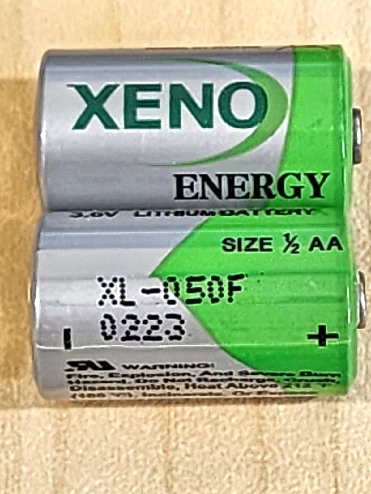 10 New XENO 1/2 AA 3.6v XL-050F LS14250 LITHIUM BATTERIES MFD. 02/2023