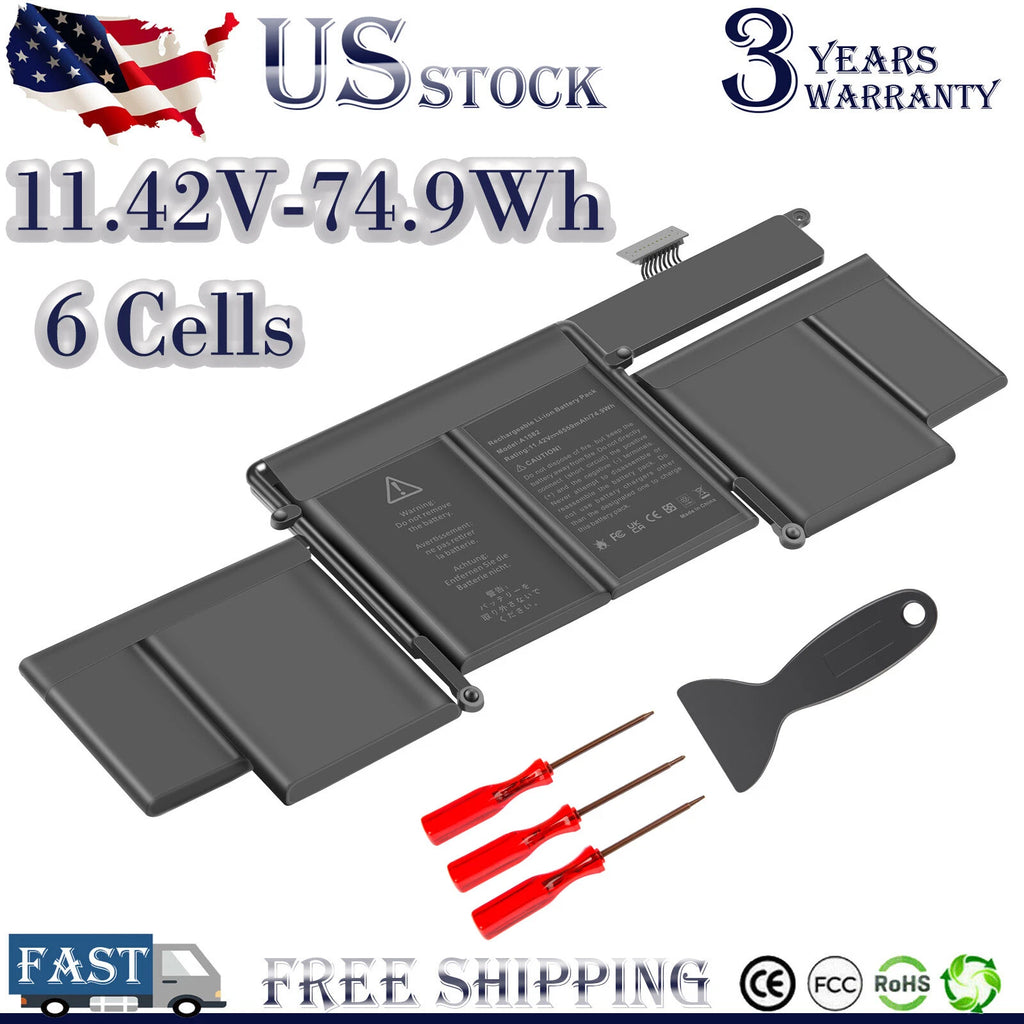 Battery A1502 A1582 for Apple MacBook Pro Retina 13" A1493 2013 2014 2015 Year