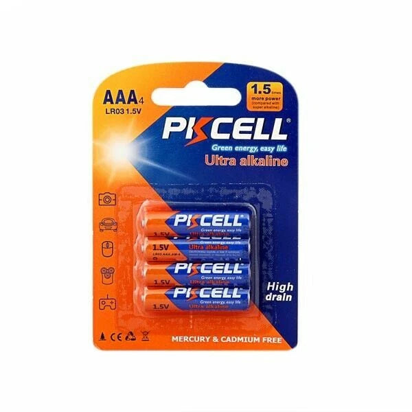 AAA Battery LR03 MN2400 E92 R03 AM4 1.5V Cell for RC Toys 10year shelf life 4pcs