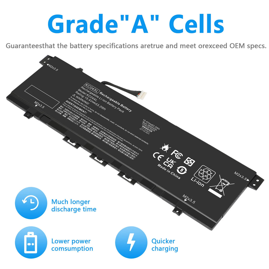 KC04XL Battery for HP Envy X360 13M-AG0001DX L08496-855 L08544-2B1 TPN-W133