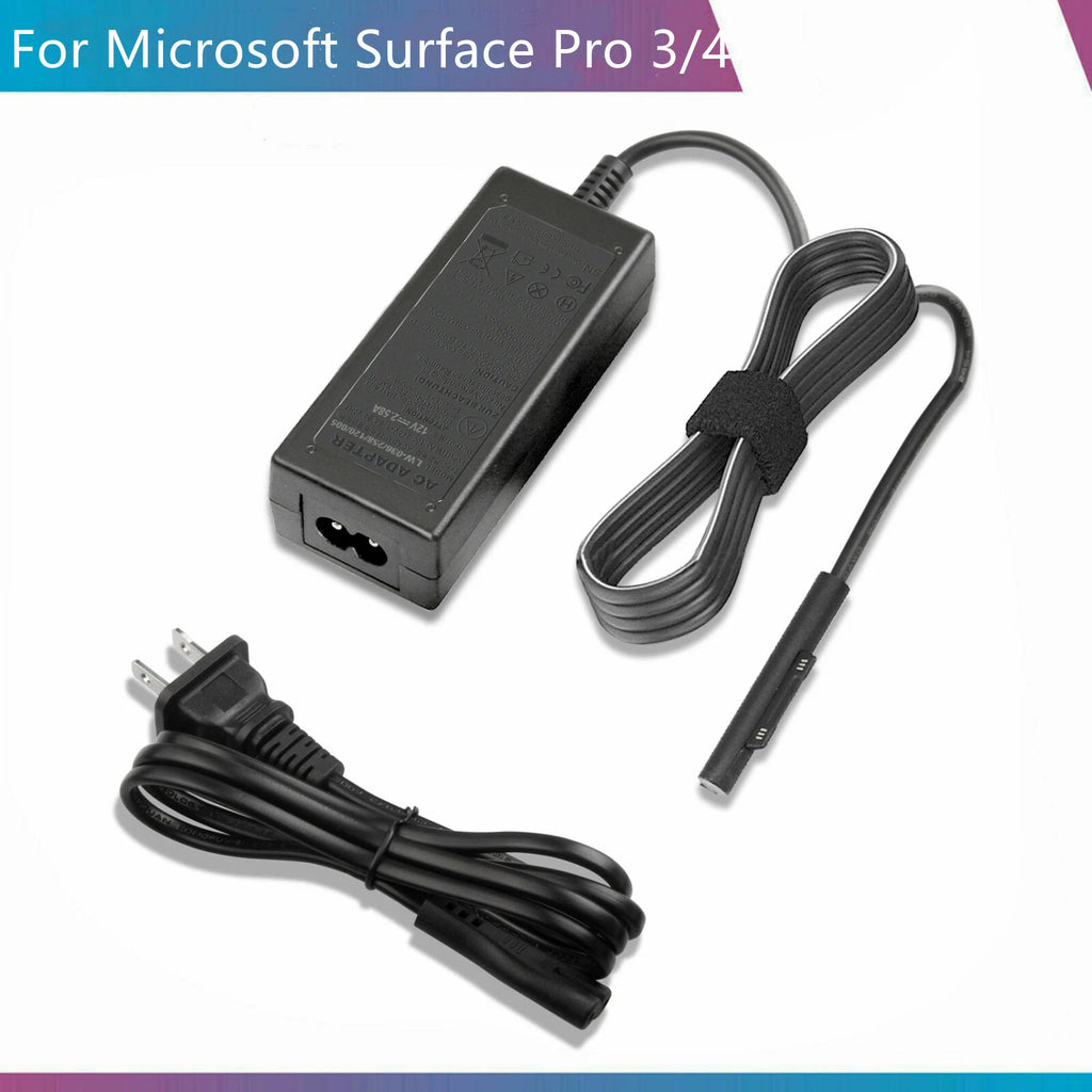 For Microsoft Surface Pro 3 4 AC Adapter Power Supply Cord Charger 36W