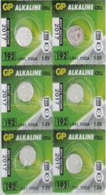 6 x GP192 LR41 AG3 V3GA Alkaline Batteries