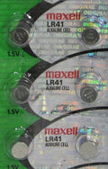 Maxell LR41 192 L736 V3GA 1.5V BATTERIES 6 X