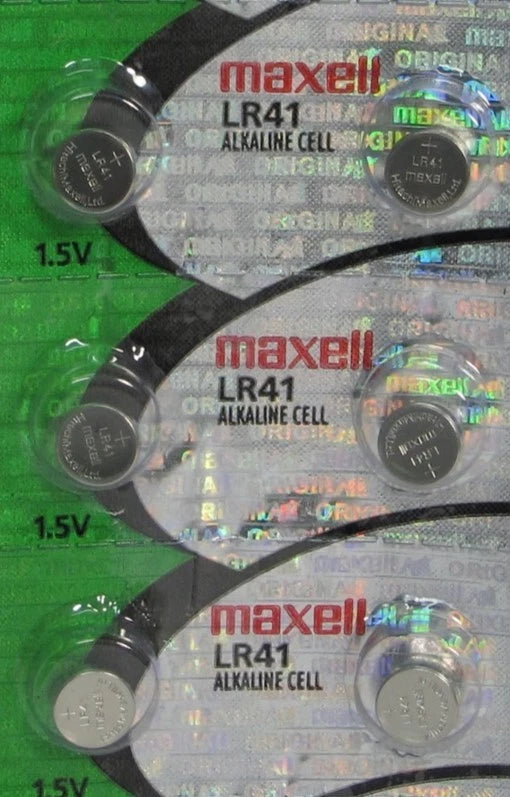 Maxell LR41 192 L736 V3GA 1.5V BATTERIES 6 X