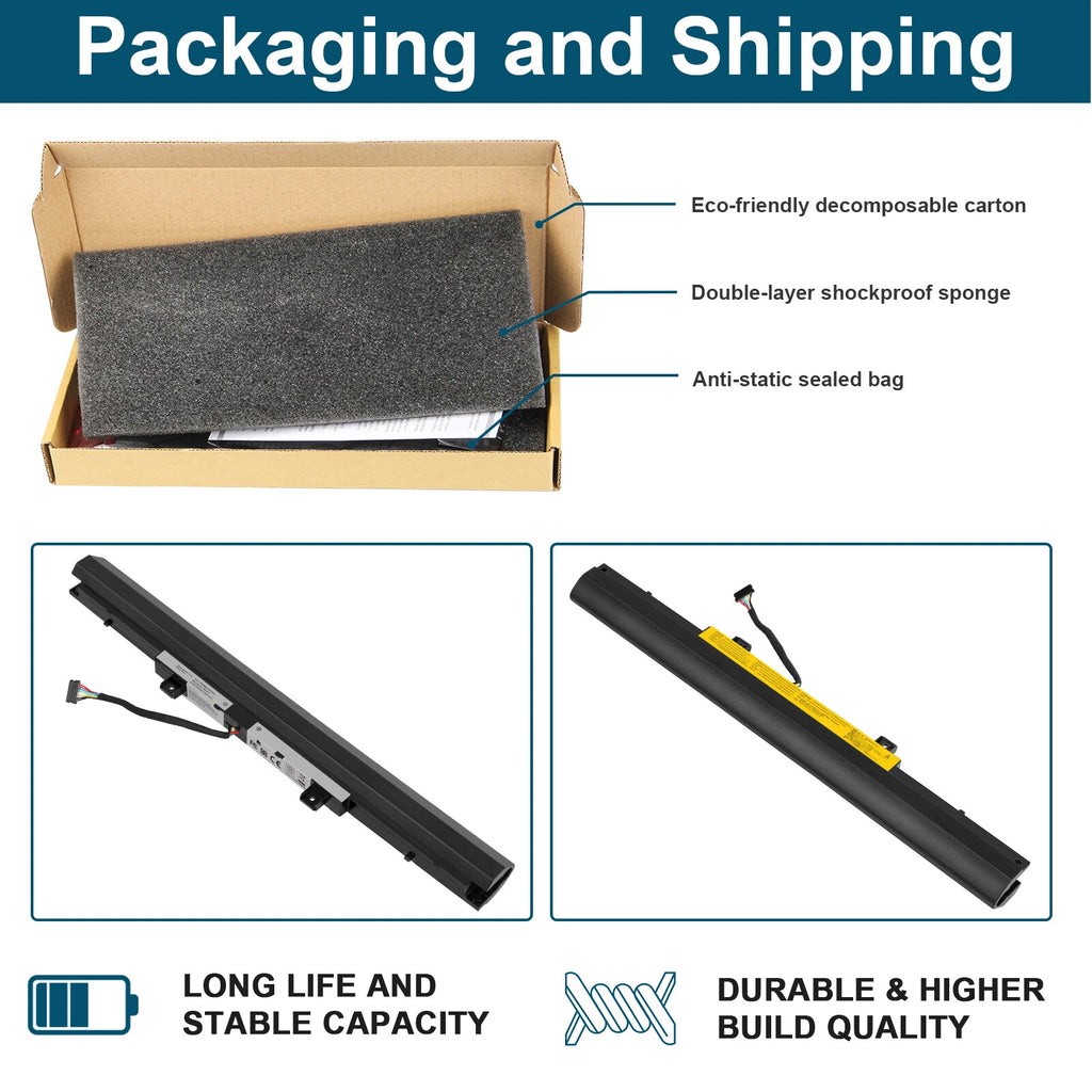 32Wh L15L4A02 L15C3A01 Battery for Lenovo Ideapad V110 V110-15AST V310-15IKB