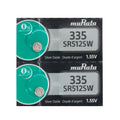 Murata 335 SR512SW Silver Oxide Watch Battery 1.55v [2-Pack]