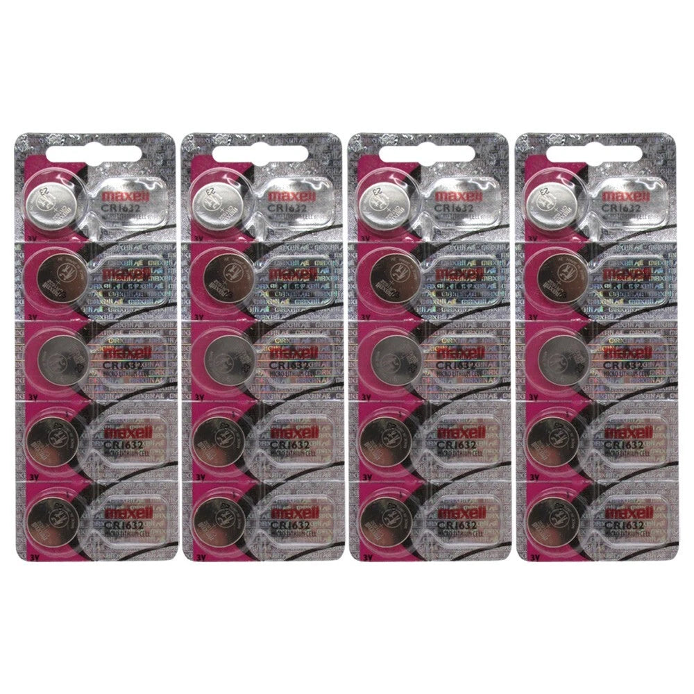 20 PACK FRESH MAXELL CR1632 ECR1632 1632 3V Lithium Coin Battery Brand New!
