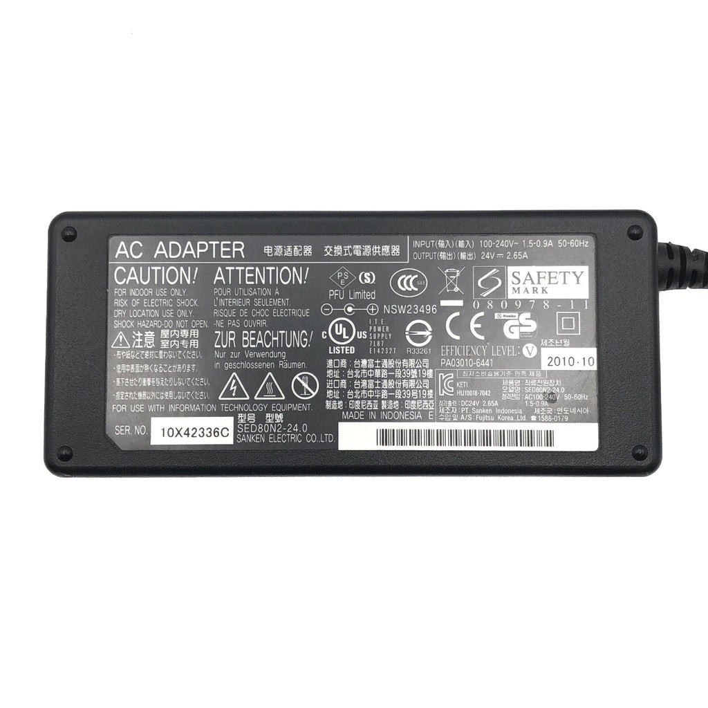 NEW Original Fujitsu 63.6W AC Adapter PA03010-6522 W/o Power Cord