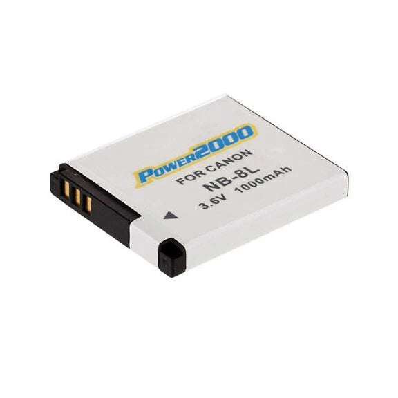 Power2000 NB-8L Battery for Canon Powershot A2200, A3000, A3100, A3300, A3200