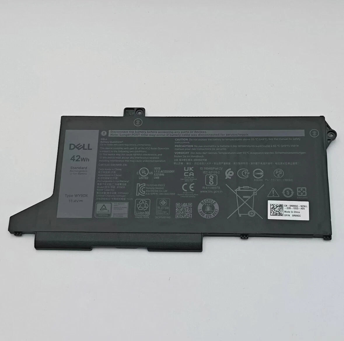 Genuine OEM WY9DX Battery For Dell Latitude 5420 5520 Precision 15 3560 42Wh NEW
