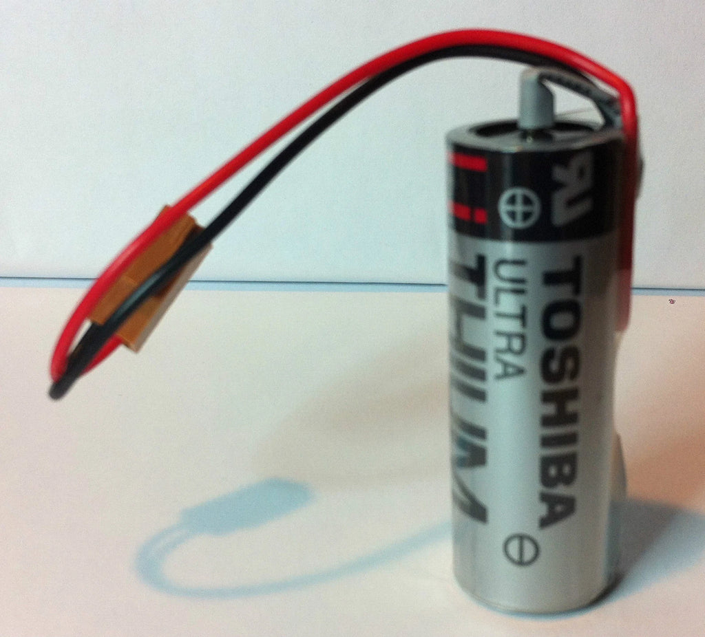Brand New Toshiba ER17500V 3.6V 2700mAh Lithium PLC Battery w/ Plug, Expedited