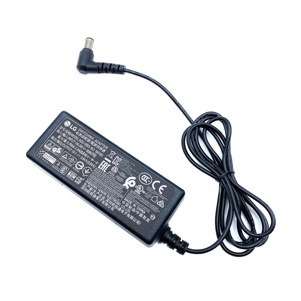 NEW Original LG AC Adapter ADS-18SG-19-3 19016G 19V 0.84A Monitor Power Supply