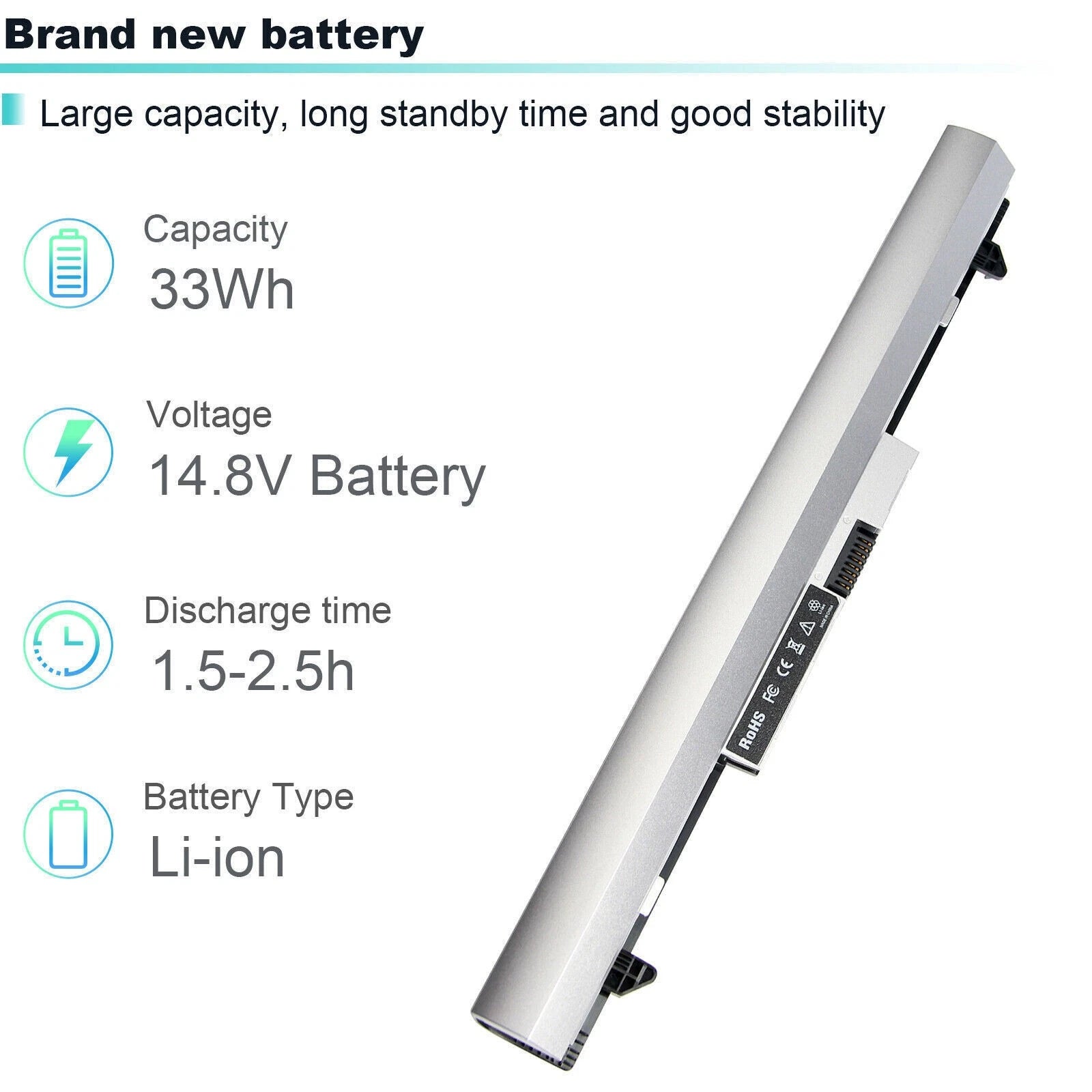 ?LOT RO04 Battery For HP ProBook 430 G3 440 G3 HSTNN-PB6P HSTNN-LB7A R0O4 RO06