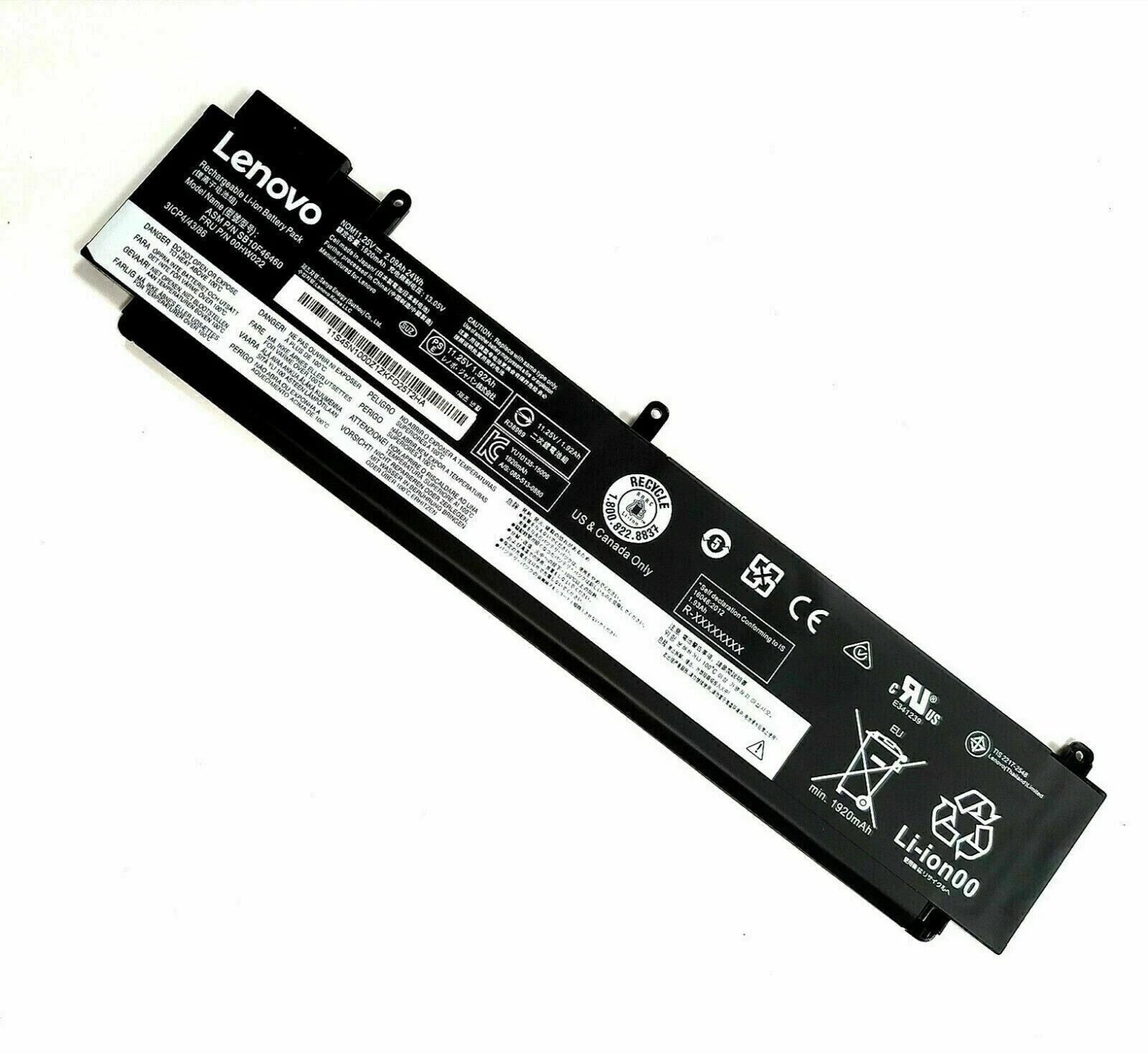 Genuine 00HW022 00HW023 Battery For Lenovo ThinkPad T460s T470s SB10F46460