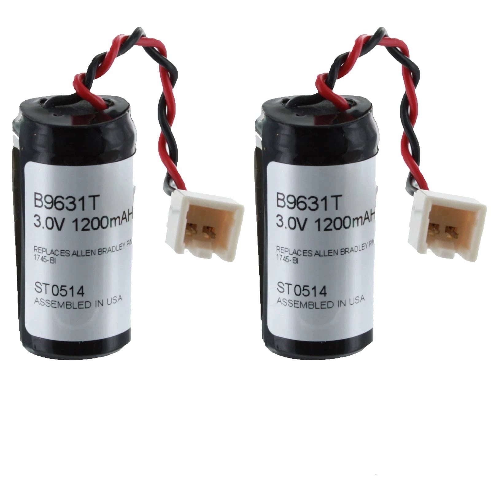 2 Computer Batteries Fit Allen Bradley Programmable Logic